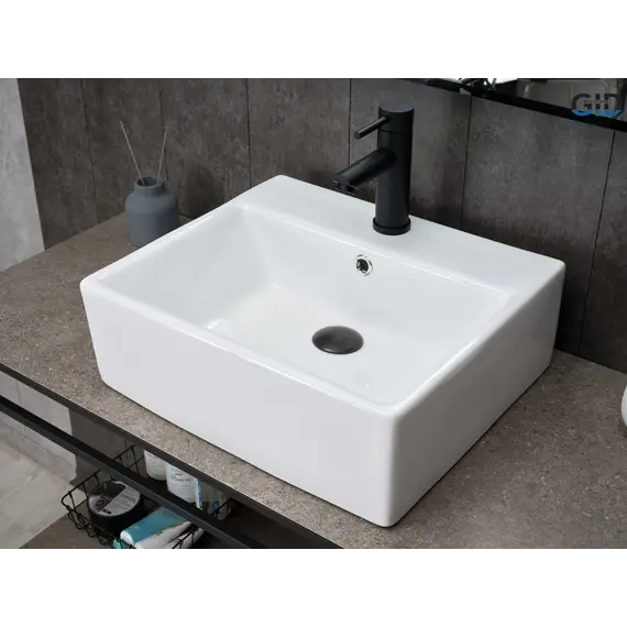 Накладная белая раковина для ванной Gid N9145