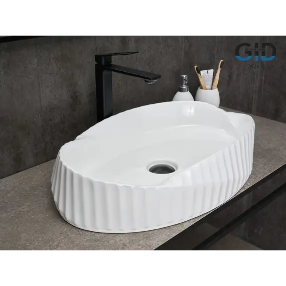 Накладная белая раковина для ванной Gid 888s