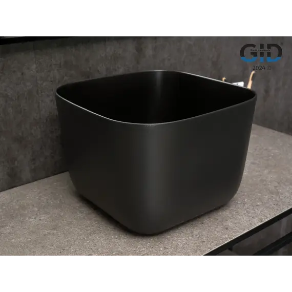 Накладная черная матовая раковина для ванной Gid N9301bg