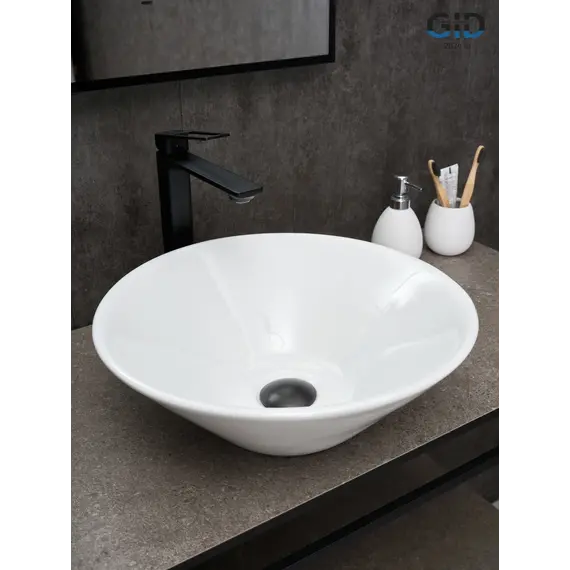 Накладная белая раковина для ванной Gid N9102