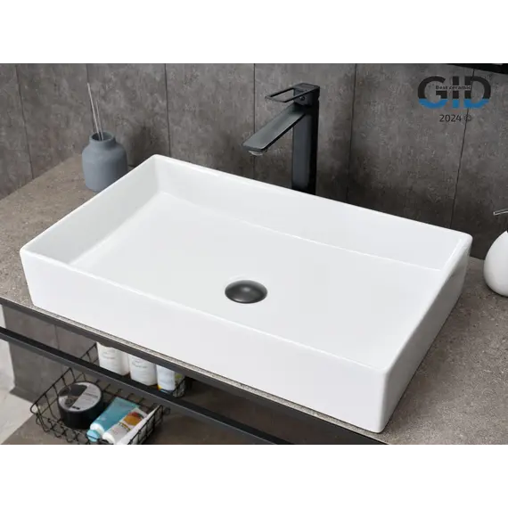 Накладная белая раковина для ванной Gid N9496