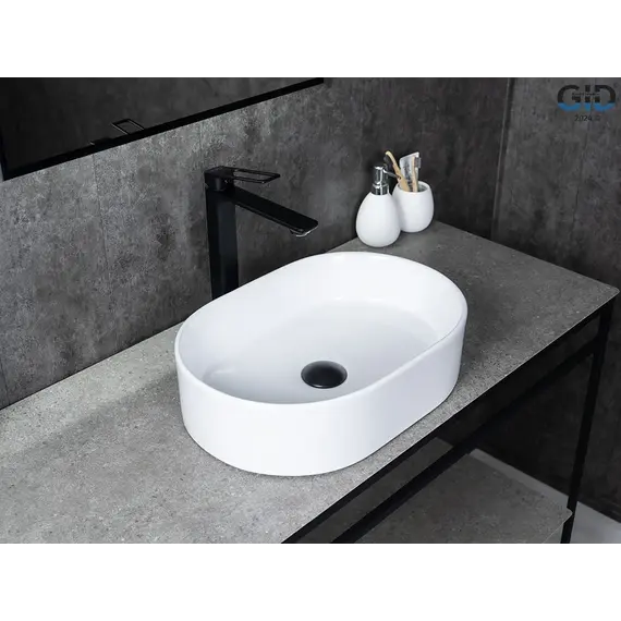 Накладная белая раковина для ванной Gid N1330