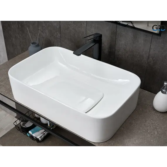 Накладная белая раковина для ванной Gid N9598