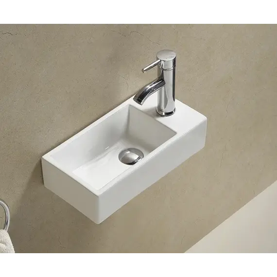 Подвесная белая раковина для ванной  Gid N9270L/R