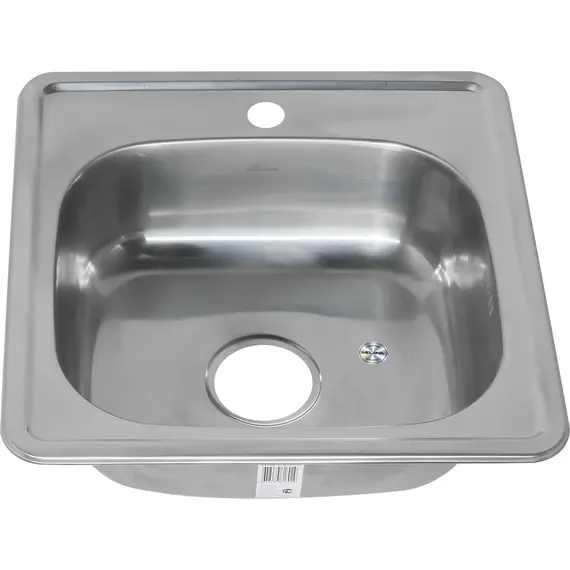 Мойка 4848 MELANA 0,6/160 врезная  с сифоном