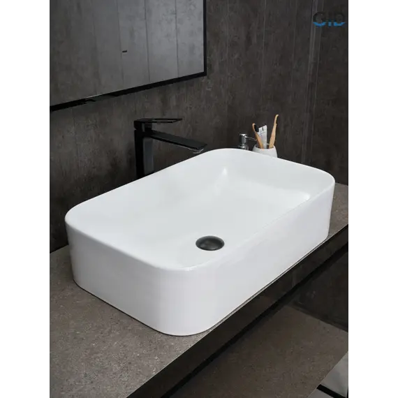 Накладная белая раковина для ванной Gid N9599