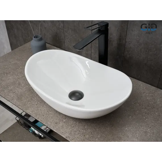 Накладная белая раковина для ванной Gid N9133