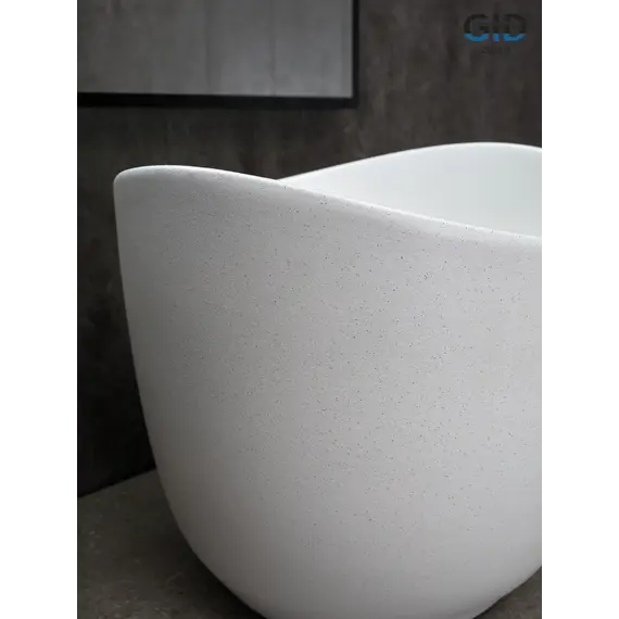 Накладная белая матовая раковина для ванной Gid N9303wg