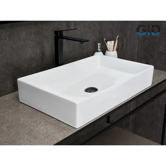 Накладная белая раковина для ванной Gid N9496