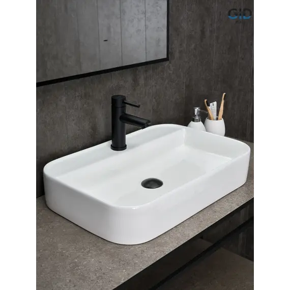Накладная белая раковина для ванной Gid N9660