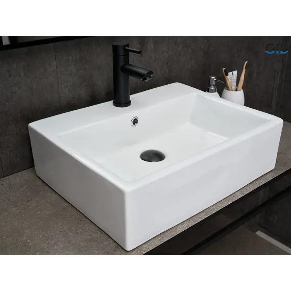 Накладная белая раковина для ванной Gid N9153