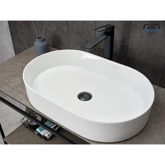 Накладная белая раковина для ванной Gid D1479