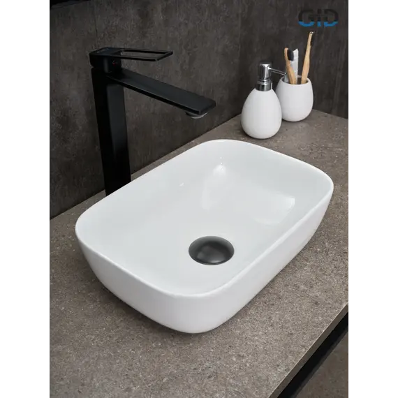 Накладная белая раковина для ванной Gid N1334