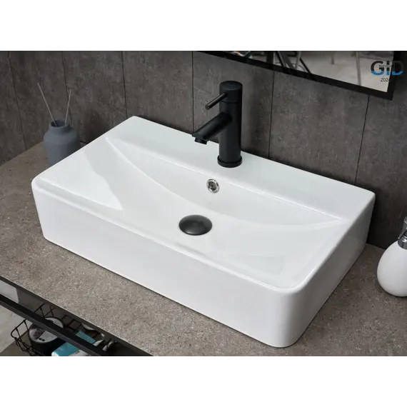 Накладная белая раковина для ванной Gid N1344