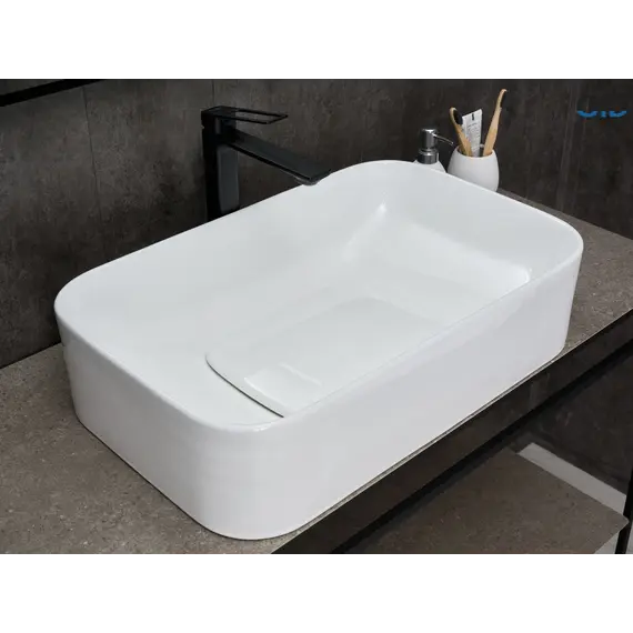 Накладная белая раковина для ванной Gid N9598