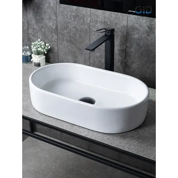 Накладная белая раковина для ванной Gid N9020