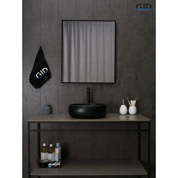Накладная черная раковина для ванной Gid Bm9030ds