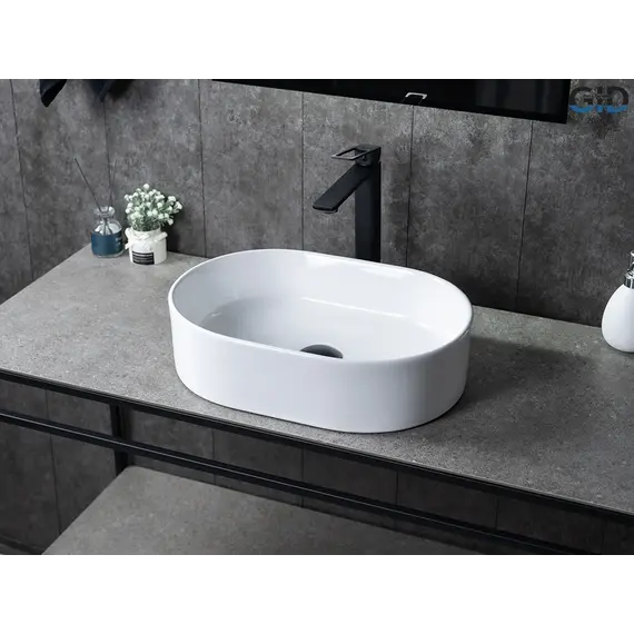 Накладная белая раковина для ванной Gid N1330