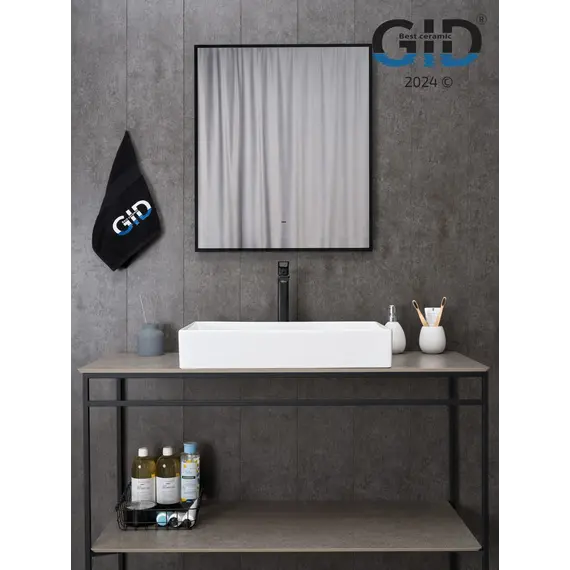 Накладная белая раковина для ванной Gid N9496