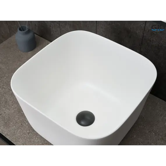 Накладная белая матовая раковина для ванной Gid N9301wg