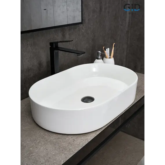 Накладная белая раковина для ванной Gid D1479