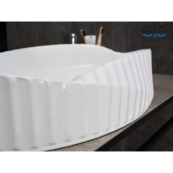 Накладная белая раковина для ванной Gid 888s