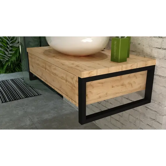 Тумба подвесная 1Marka GRUNGE LOFT дуб вотан