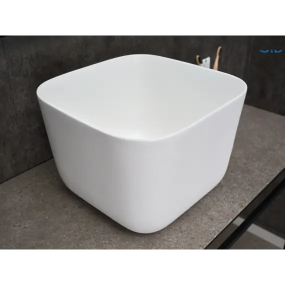 Накладная белая матовая раковина для ванной Gid N9301wg