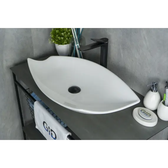 Накладная белая раковина для ванной Gid N9178