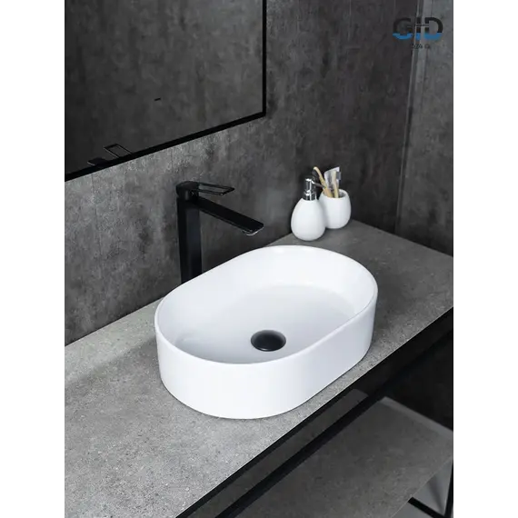 Накладная белая раковина для ванной Gid N1330