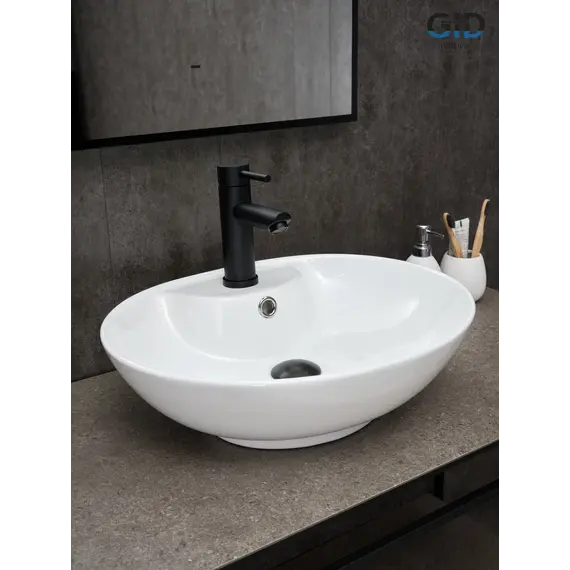 Накладная белая раковина для ванной Gid N9005