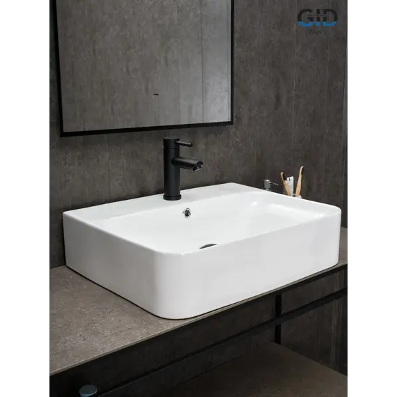 Накладная белая раковина для ванной Gid N9258
