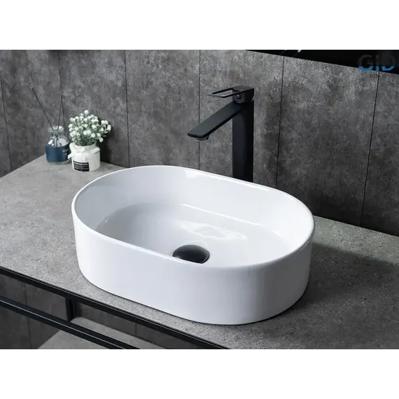 Накладная белая раковина для ванной Gid N1330