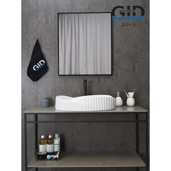 Накладная белая раковина для ванной Gid 888s