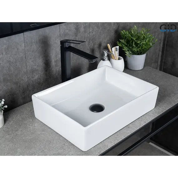 Накладная белая раковина для ванной Gid N1204