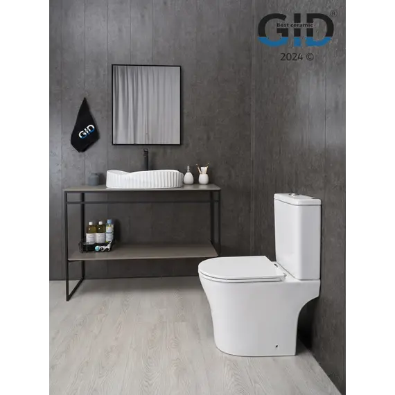 Накладная белая раковина для ванной Gid 888s