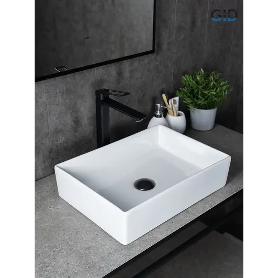 Накладная белая раковина для ванной Gid N1204