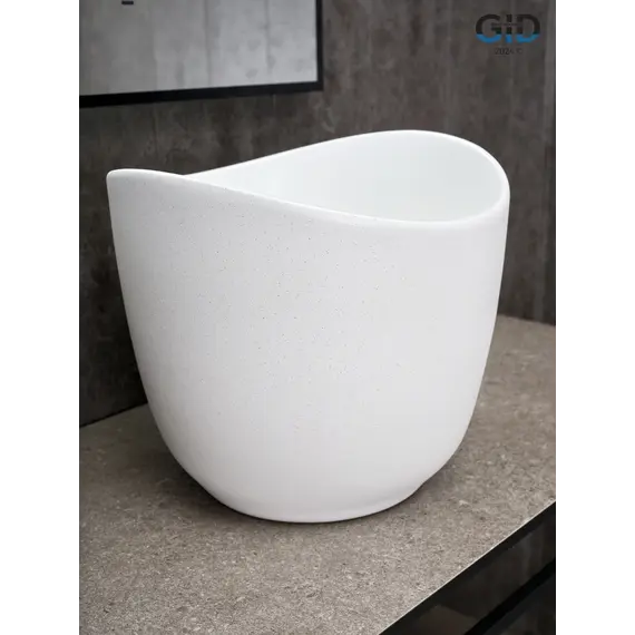 Накладная белая матовая раковина для ванной Gid N9303wg