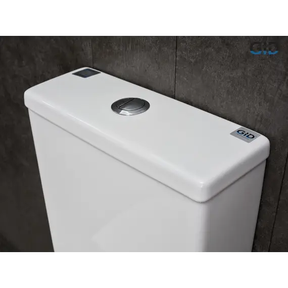 Напольный унитаз белый безободковый микролифт дюропласт Gid Tn2189 (+GEBERIT)