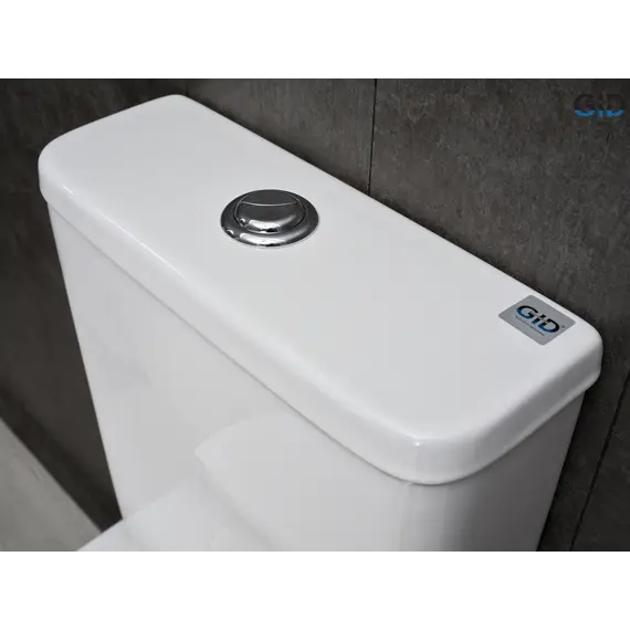 Напольный унитаз белый безободковый микролифт дюропласт Gid Tn2126