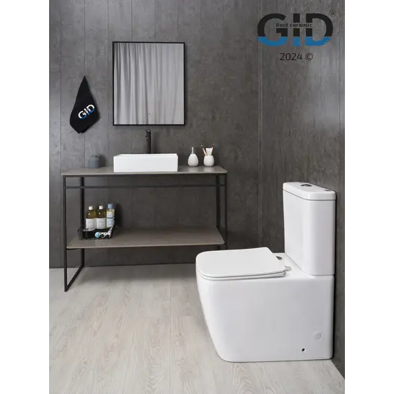 Накладная белая раковина для ванной Gid N1204