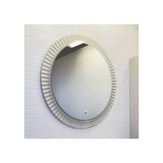 Зеркало Comforty Мадрид-70 LED-подсветка, бесконтактный сенсор, серый шёлк