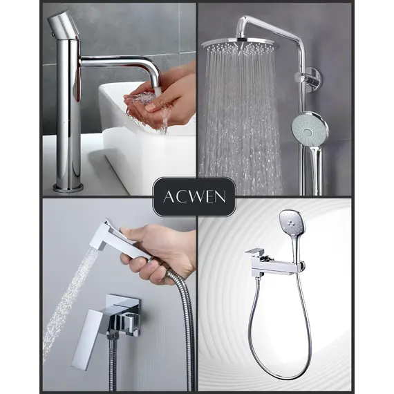 Смеситель  для накладной раковины ACWEN 2005А-2, хром