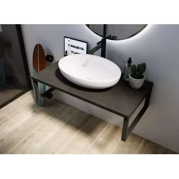 Столешница 1Marka GRUNGE LOFT  бетон темный