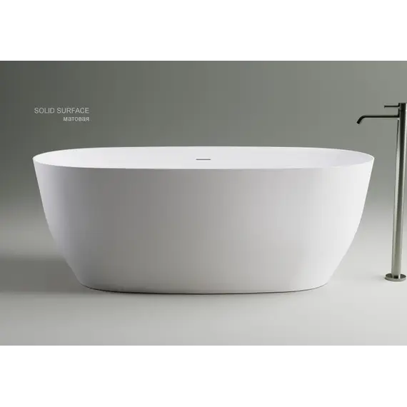 Ванна Astra-Form "АТРИЯ"  из литьевого мрамора  с интегрированным переливом