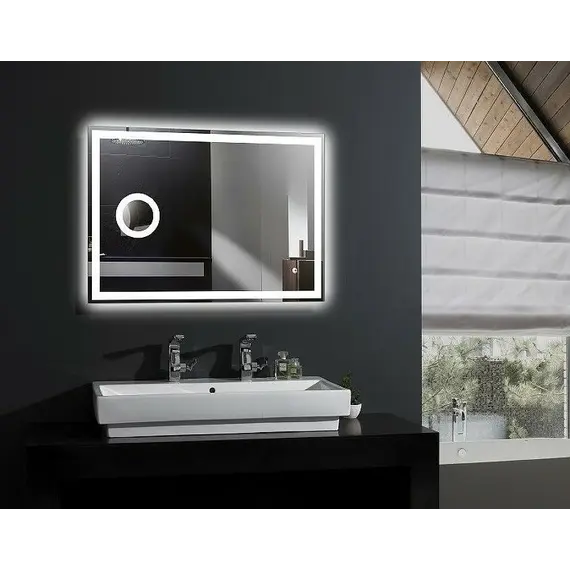 Зеркало Esbano с подсветкой, увел. линзой ES-3429KDF 100*70