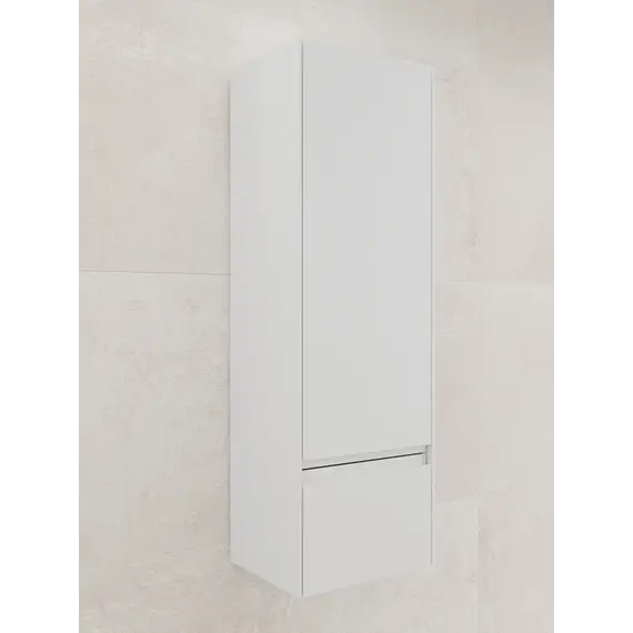 Пенал подвесной  Style line "ЛИМА" 36,  1 ящик, PLUS, эмаль, белый матовый