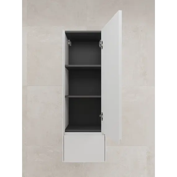 Пенал подвесной  Style line "ЛИМА" 36,  1 ящик, PLUS, эмаль, белый матовый