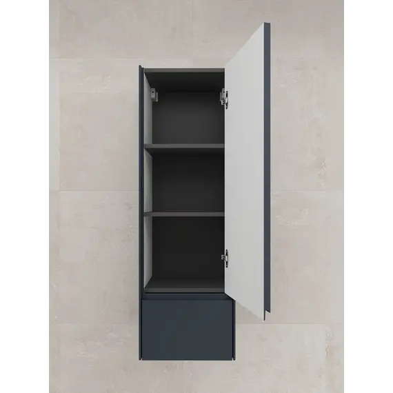 Пенал подвесной Style line  "ЛИМА" 36, 1 ящик, PLUS, эмаль, графит