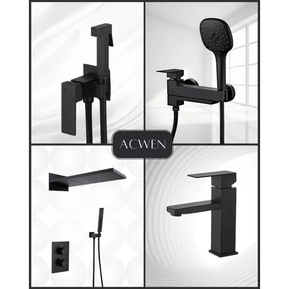 Душ гигиенический ACWEN 82216B черный матовый